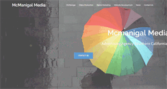 Desktop Screenshot of mcmanigalmedia.com